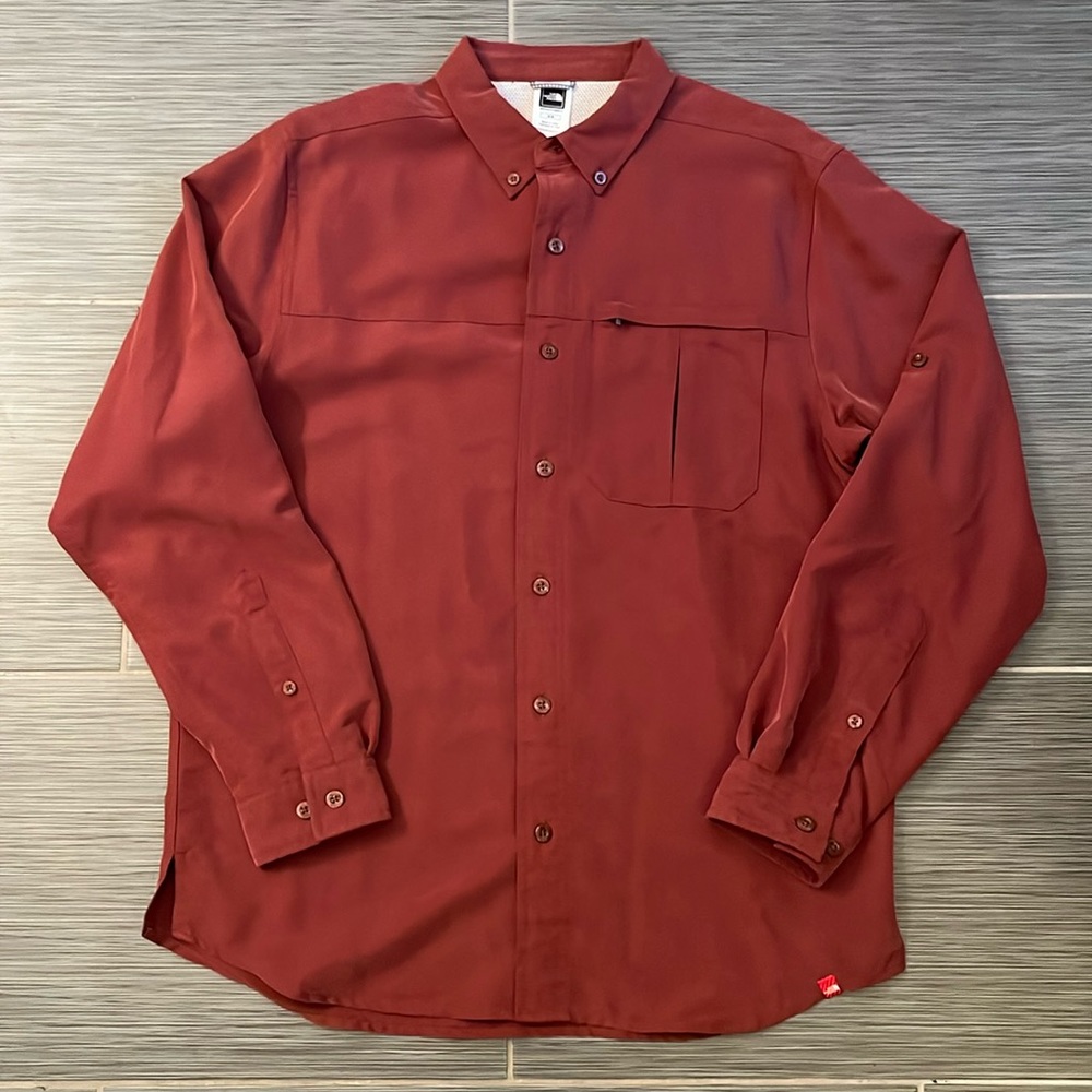 North Face ACCX Button Down Hiking Shirt‎